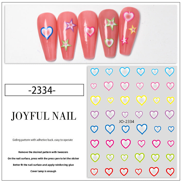 Wholesale Net red new nail art stickers